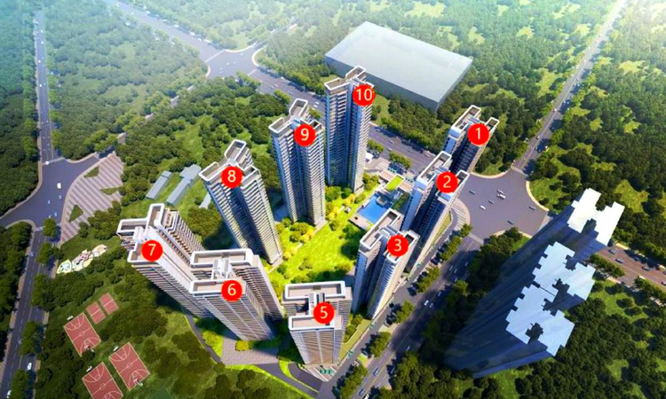 金地宝塔峯上府效果图