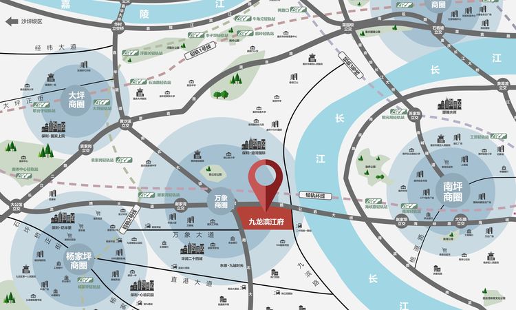 九龙滨江府交通图