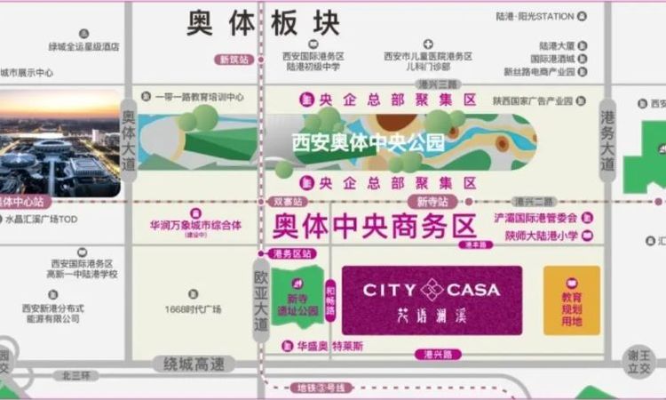 中国铁建语澜溪  交通图