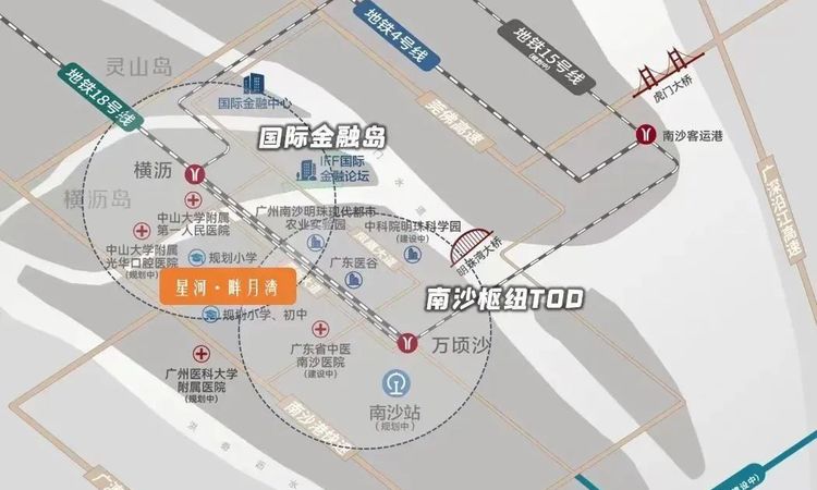 星河·畔月湾交通图