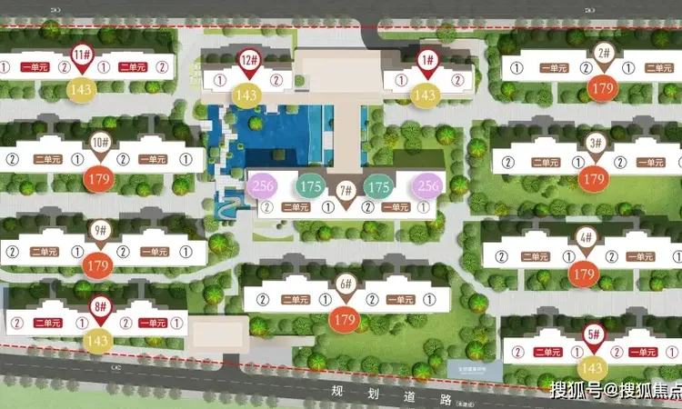 金牛西派御府楼层平面图