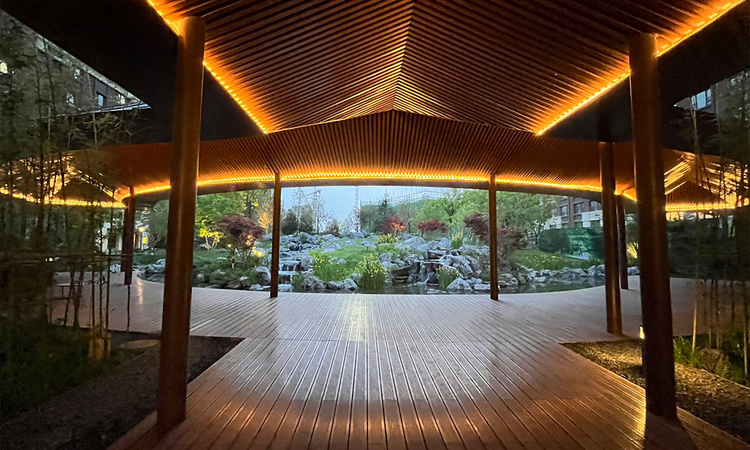 万科公园都会实景图