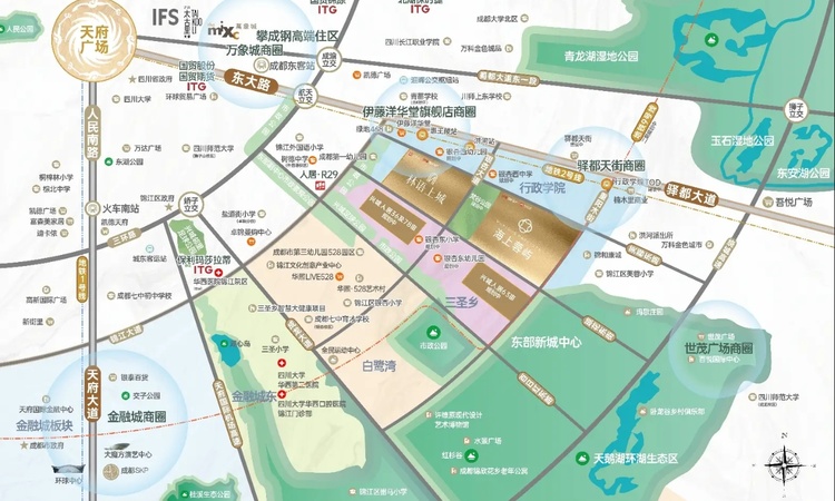 国贸人居海上蓉屿交通图