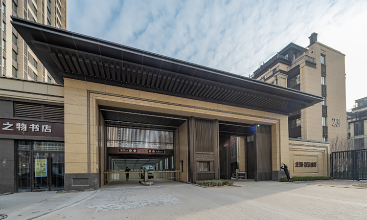 龙湖春江彼岸实景图