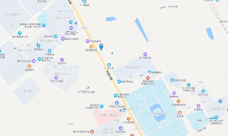 长沙北中心保利时代交通图