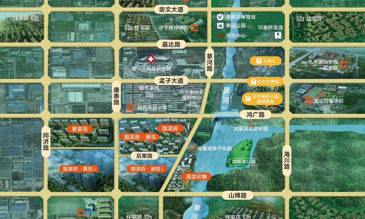 华都国滨府·璞悦交通图