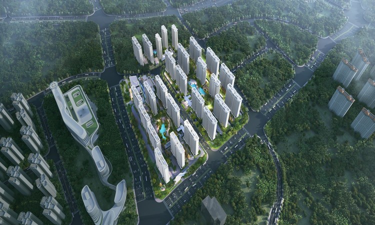 海垦城建·鹿城壹号效果图