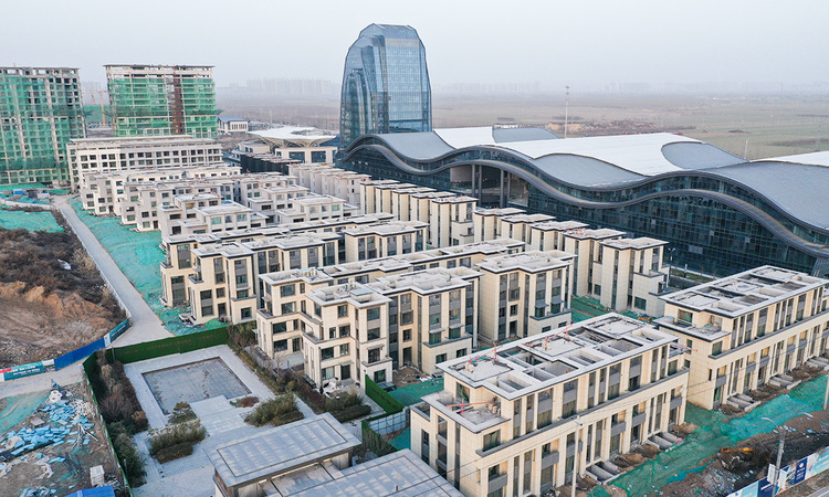 中侨 ·中湖国际数字产业新城施工进度图