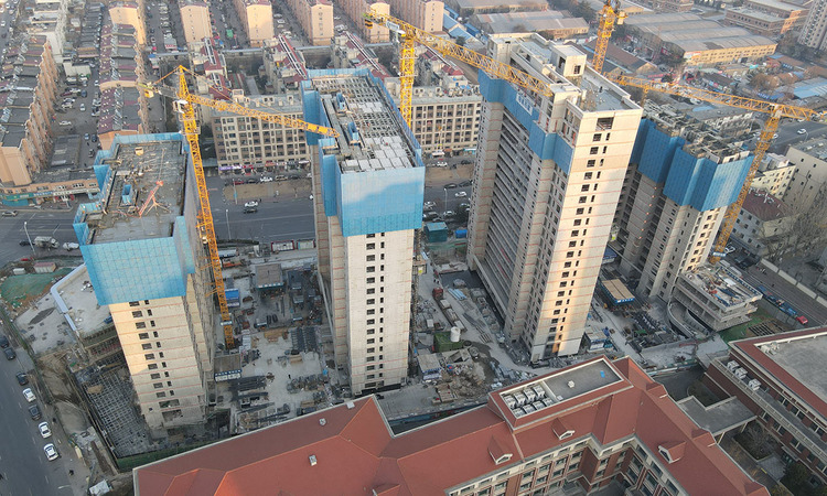 绿城·桂语朝阳施工进度图