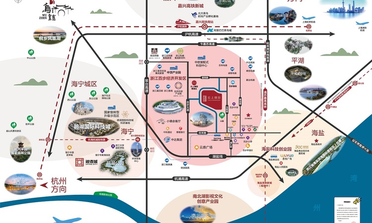 海盐云上璟园交通图