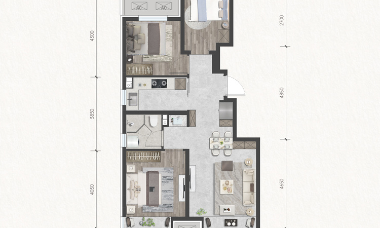 京华国贤府楼层平面图