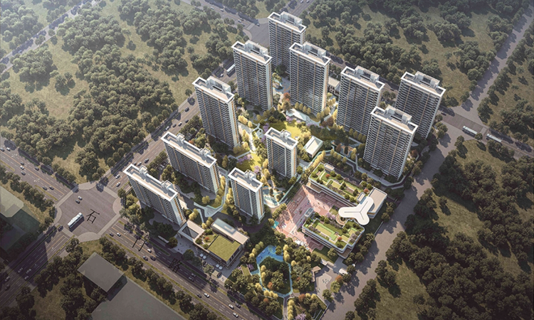 皖投云启锦悦花园效果图