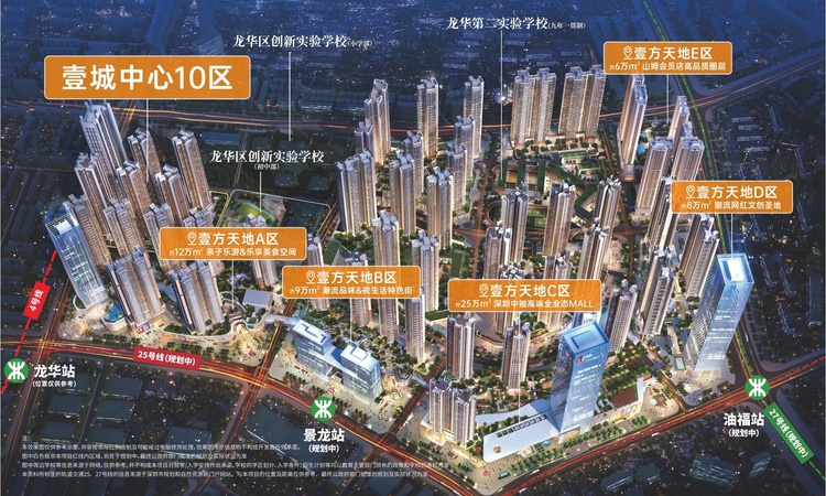 鸿荣源·壹成中心花园（壹成中心十区）交通图