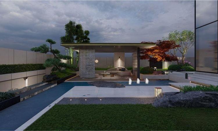 奥卡云谷实景图