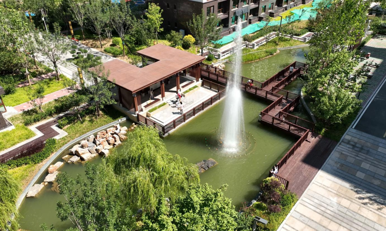 在水一方实景图