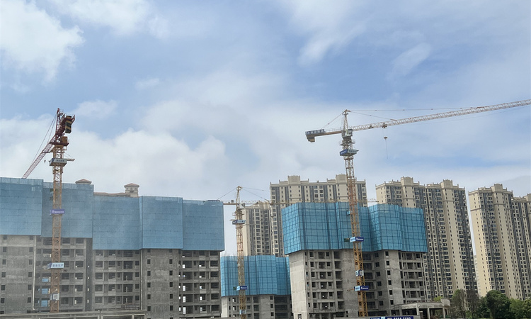 国欣向荣广场施工进度图