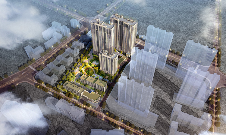 青实·清荷茗郡效果图