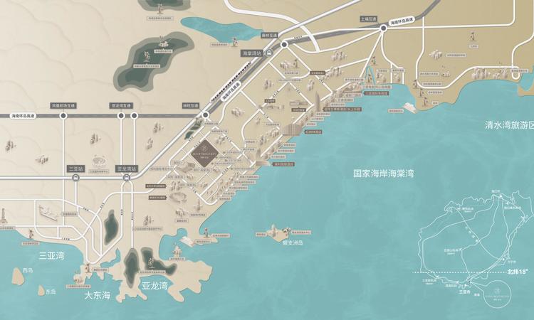 保利海晏交通图