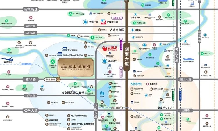 嘉禾滨湖颂楼层平面图