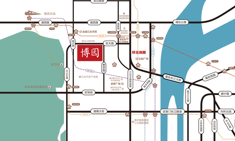 通宇博园交通图
