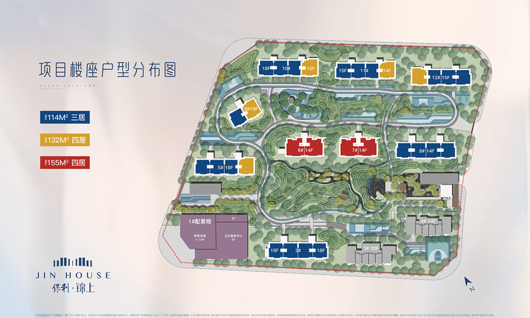 保利·锦上楼层平面图