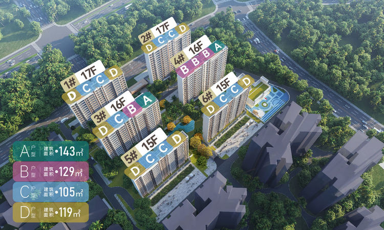 鹿城·润山府楼层平面图
