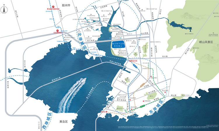 青特缦云交通图