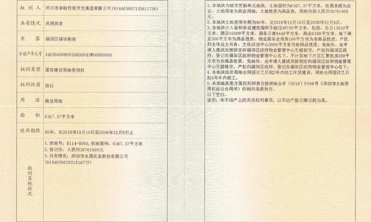 承翰湾尚国际楼盘证照