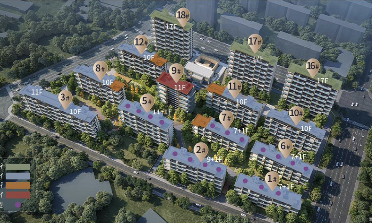 苏州金地玖峯汇楼层平面图