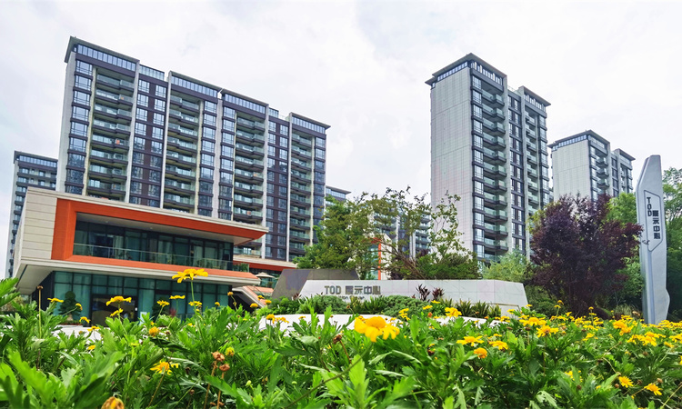 陆肖TOD麓鸣九天实景图