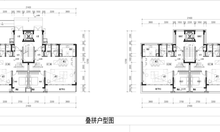 和悦里塘雅院楼层平面图