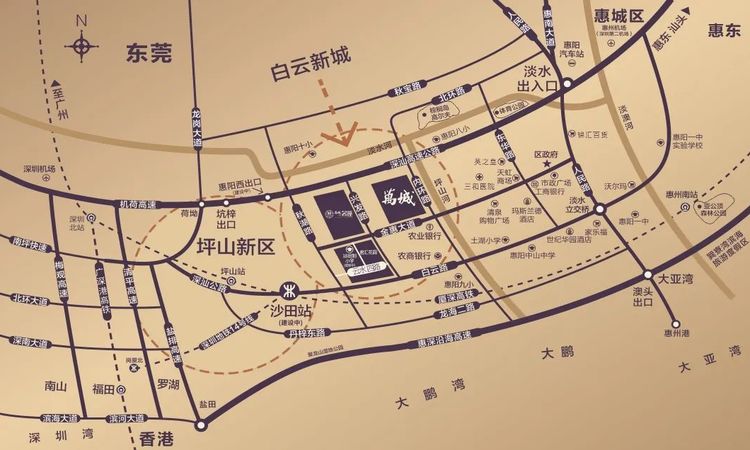 万城名座花园交通图