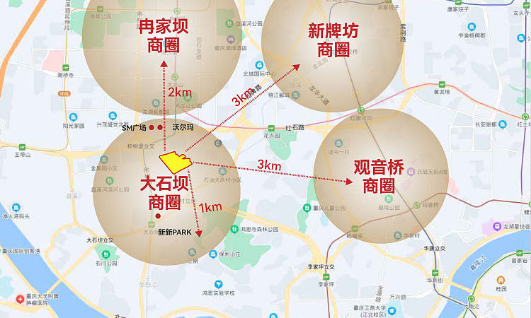 中海映溪臺周边配套图