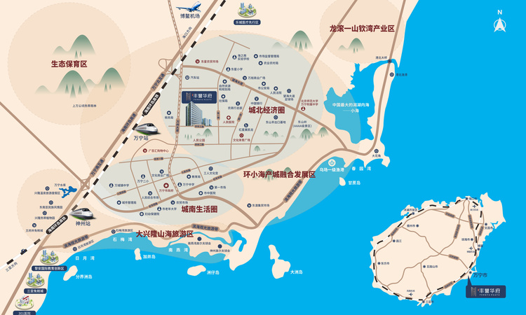 天广·丰誉华府交通图