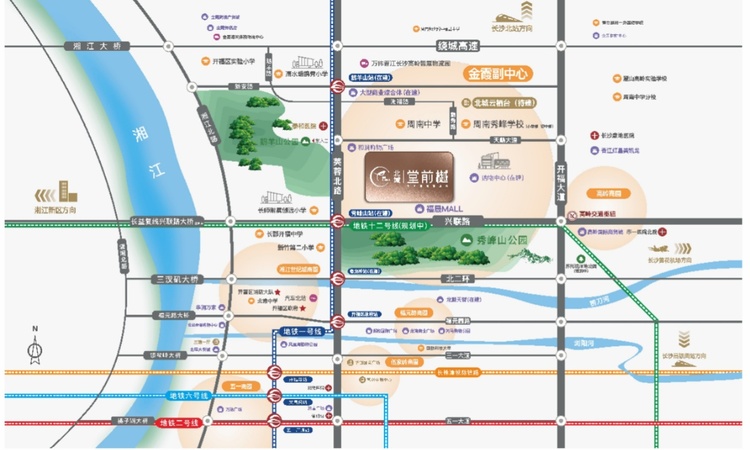 北城·周南学府交通图