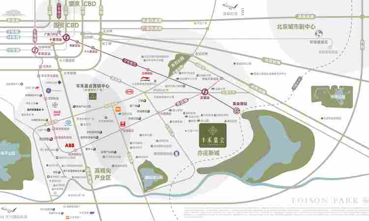 丰禾嘉会交通图