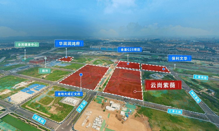 奥体建设·云尚紫薇周边配套图