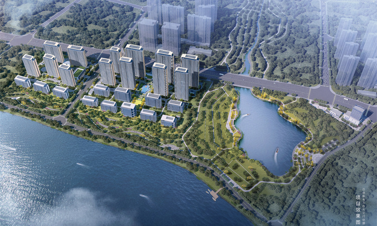 绿城桂满湘江效果图