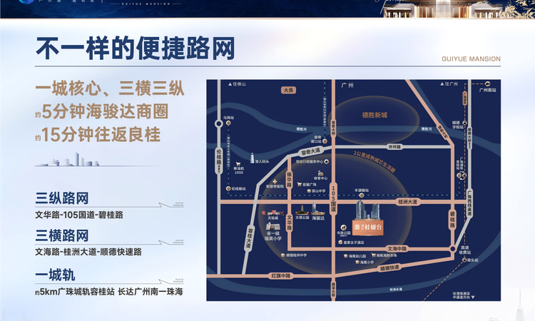 顺控桂樾台交通图