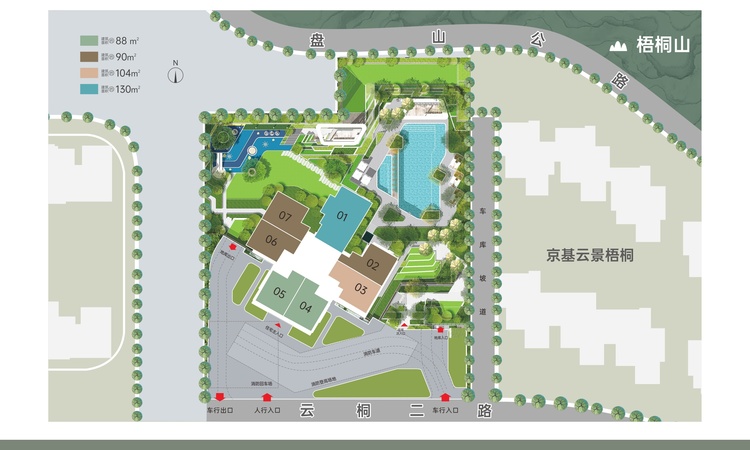 京基云熙阁楼层平面图