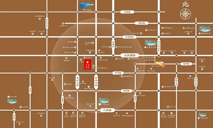 万丽香庭周边配套图