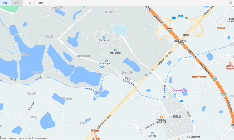 保利湖光里院交通图