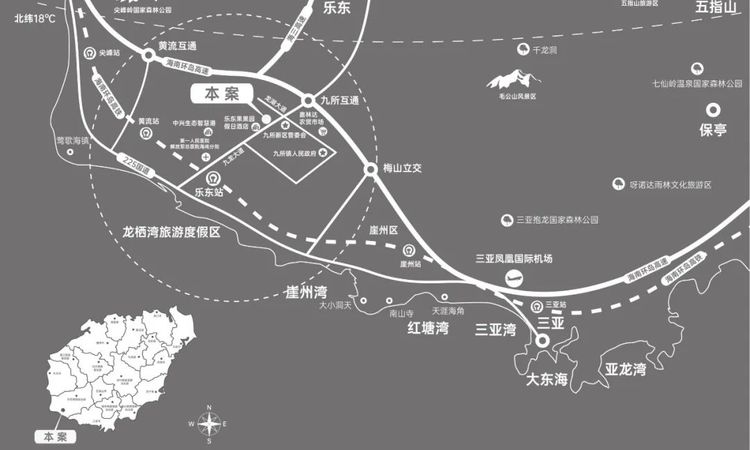 九所泊云交通图