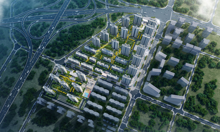 株洲中大城效果图