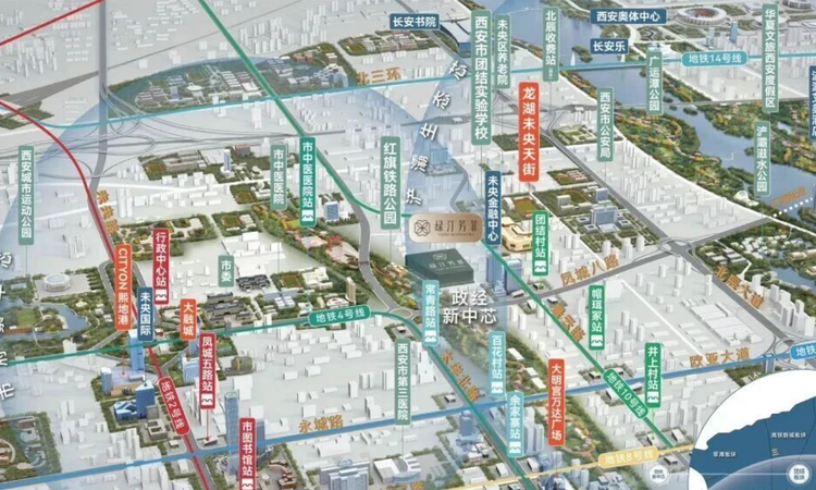 绿汀芳菲交通图