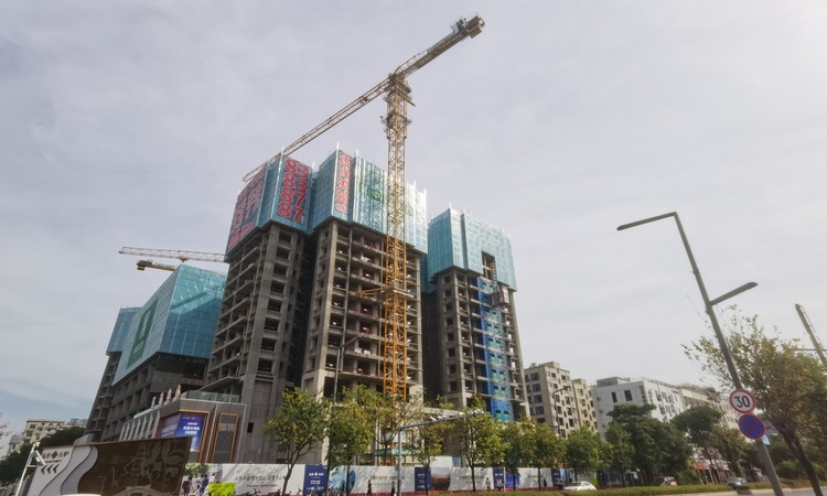 远洋天萃世纪施工进度图