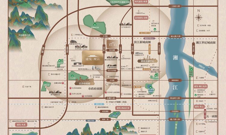 建发观云交通图