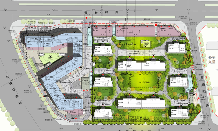 中海·长安玖章楼层平面图