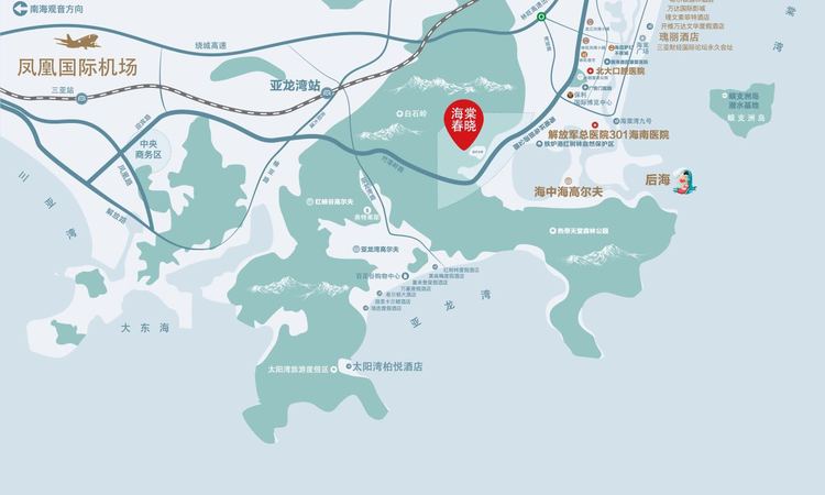 新湖·海棠春晓交通图