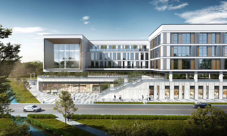 保利湖光里院效果图